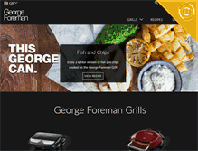 Tablet Screenshot of georgeforeman.co.uk