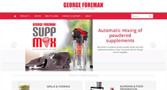 Desktop Screenshot of georgeforeman.com.au